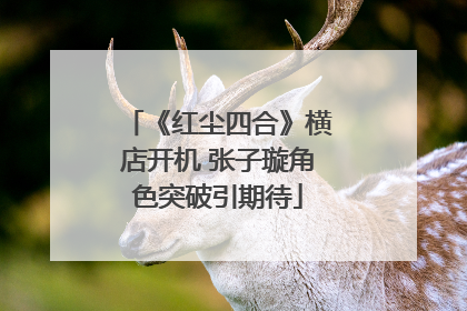 《红尘四合》横店开机 张子璇角色突破引期待