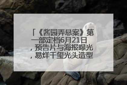 《酱园弄悬案》第一部定档6月21日，预告片与海报曝光，易烊千玺光头造型饰演“周瞎子”