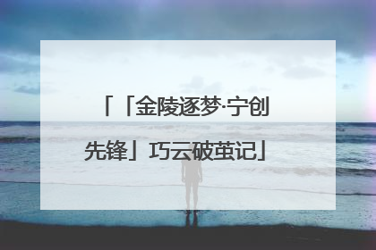 「金陵逐梦·宁创先锋」巧云破茧记