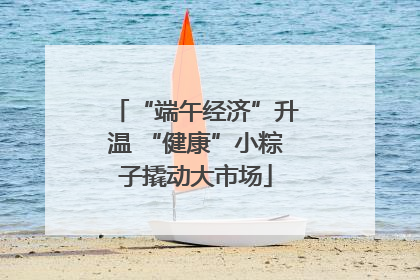 “端午经济”升温 “健康”小粽子撬动大市场