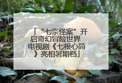 “七宗怪案”开启奇幻冒险世界 电视剧《七根心简》亮相暑期档