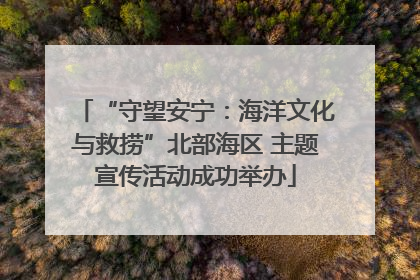 “守望安宁：海洋文化与救捞”北部海区 主题宣传活动成功举办