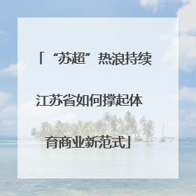“苏超”热浪持续 江苏省如何撑起体育商业新范式