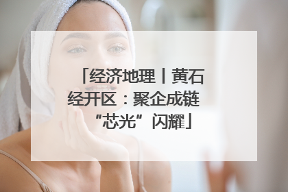 经济地理丨黄石经开区：聚企成链“芯光”闪耀