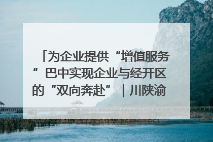 为企业提供“增值服务”巴中实现企业与经开区的“双向奔赴”｜川陕渝网络名人巴中行
