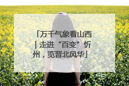 万千气象看山西｜走进“百变”忻州，览晋北风华