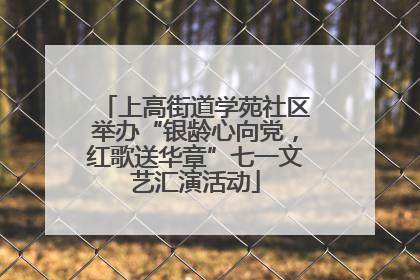上高街道学苑社区举办“银龄心向党，红歌送华章”七一文艺汇演活动
