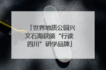 世界地质公园兴文石海获颁“行读四川”研学品牌