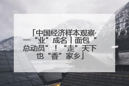 中国经济样本观察·一“业”成名丨面包“总动员”！“走”天下也“香”家乡