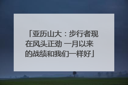 亚历山大：步行者现在风头正劲 一月以来的战绩和我们一样好