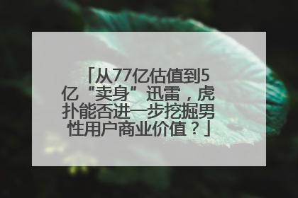 从77亿估值到5亿“卖身”迅雷，虎扑能否进一步挖掘男性用户商业价值？