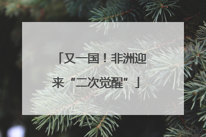 又一国！非洲迎来“二次觉醒”
