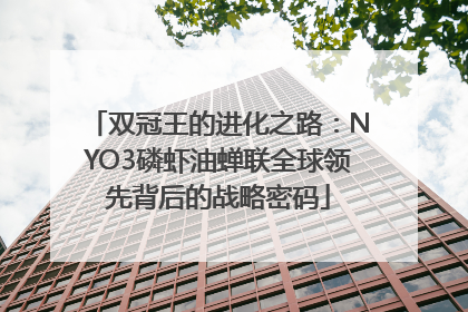 双冠王的进化之路：NYO3磷虾油蝉联全球领先背后的战略密码
