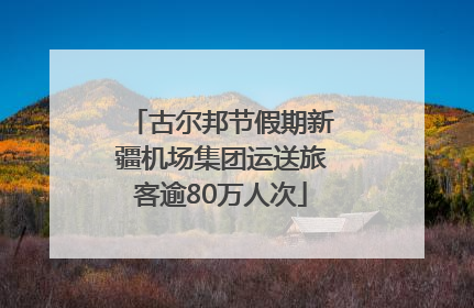 古尔邦节假期新疆机场集团运送旅客逾80万人次