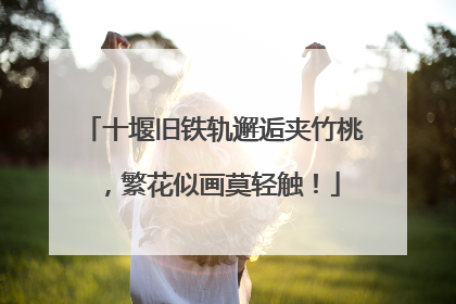 十堰旧铁轨邂逅夹竹桃，繁花似画莫轻触！
