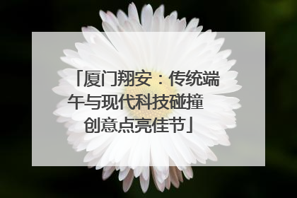 厦门翔安：传统端午与现代科技碰撞 创意点亮佳节
