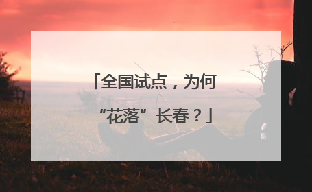 全国试点，为何“花落”长春？