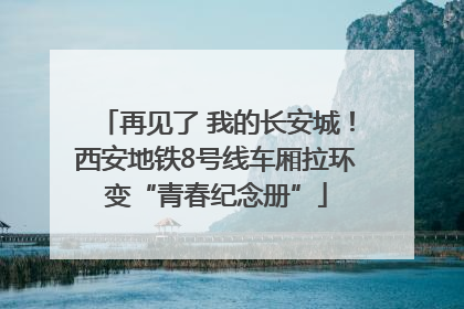 再见了 我的长安城！西安地铁8号线车厢拉环变“青春纪念册”
