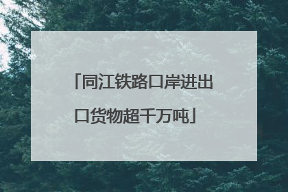 同江铁路口岸进出口货物超千万吨