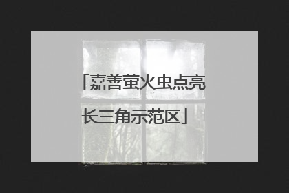 嘉善萤火虫点亮长三角示范区