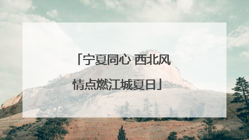 宁夏同心 西北风情点燃江城夏日