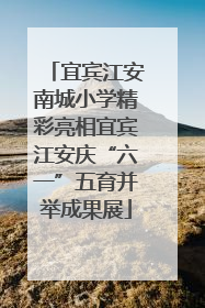 宜宾江安南城小学精彩亮相宜宾江安庆“六一”五育并举成果展