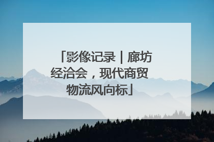 影像记录｜廊坊经洽会，现代商贸物流风向标