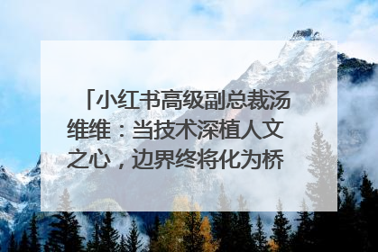 小红书高级副总裁汤维维：当技术深植人文之心，边界终将化为桥梁｜聚焦2025文化强国建设高峰论坛