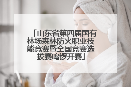 山东省第四届国有林场森林防火职业技能竞赛暨全国竞赛选拔赛鸣锣开赛