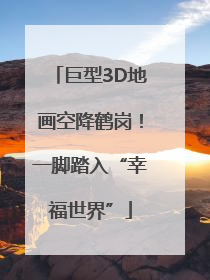 巨型3D地画空降鹤岗！一脚踏入“幸福世界”