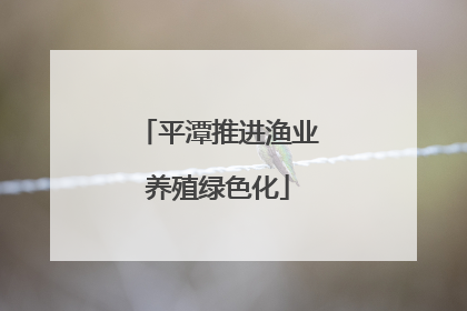 平潭推进渔业养殖绿色化