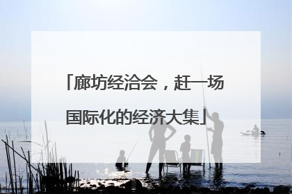 廊坊经洽会，赶一场国际化的经济大集