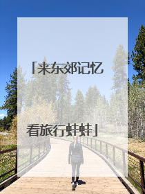 来东郊记忆 看旅行蛙蛙