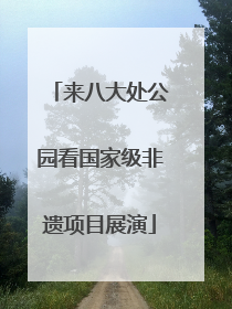 来八大处公园看国家级非遗项目展演