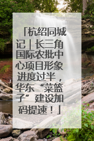 杭绍同城记｜长三角国际农批中心项目形象进度过半，华东“菜篮子”建设加码提速！