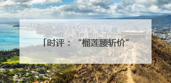 时评：“榴莲腰斩价”背后的“铁轨密码”