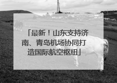 最新！山东支持济南、青岛机场协同打造国际航空枢纽