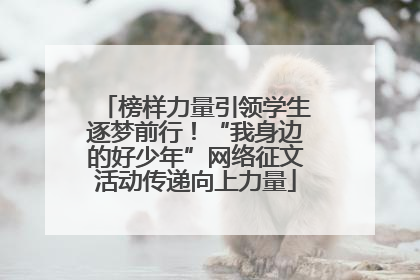 榜样力量引领学生逐梦前行！“我身边的好少年”网络征文活动传递向上力量