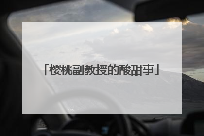 樱桃副教授的酸甜事