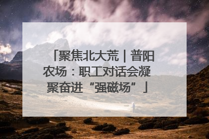 聚焦北大荒｜普阳农场：职工对话会凝聚奋进“强磁场”