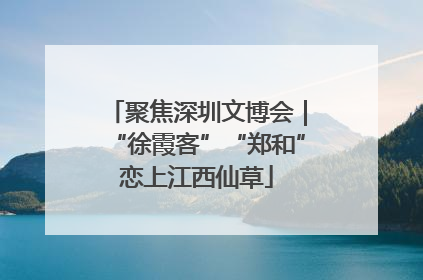 聚焦深圳文博会｜“徐霞客”“郑和”恋上江西仙草
