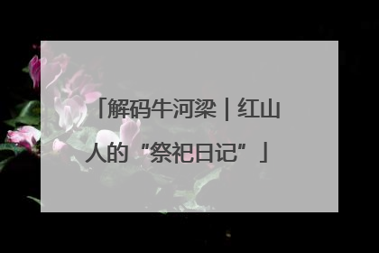 解码牛河梁｜红山人的“祭祀日记”