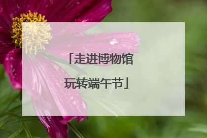 走进博物馆 玩转端午节