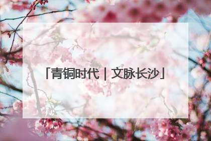 青铜时代｜文脉长沙