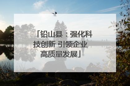 铅山县：强化科技创新 引领企业高质量发展