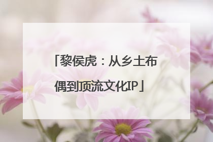 黎侯虎：从乡土布偶到顶流文化IP