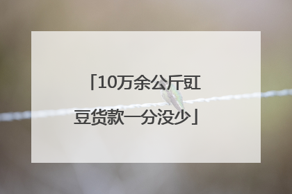 10万余公斤豇豆货款一分没少