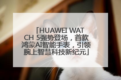 HUAWEI WATCH 5强势登场，首款鸿蒙AI智能手表，引领腕上智慧科技新纪元