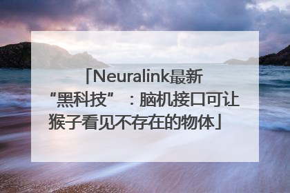 Neuralink最新“黑科技”：脑机接口可让猴子看见不存在的物体